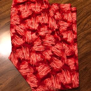 EUC TC LuLaRoe Valentines Leggings